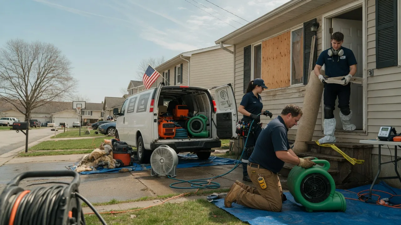 Water Damage Restoration in Cecil, WI near me